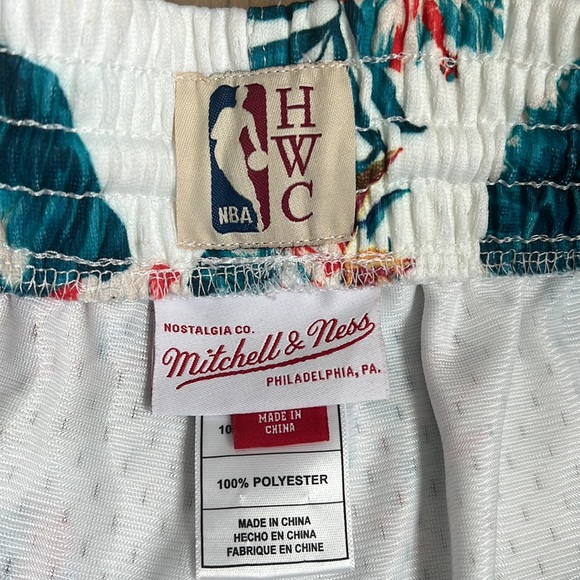 Mitchell & Ness Celtics Tropical Print Basketball Shorts - Picture 6 of 11